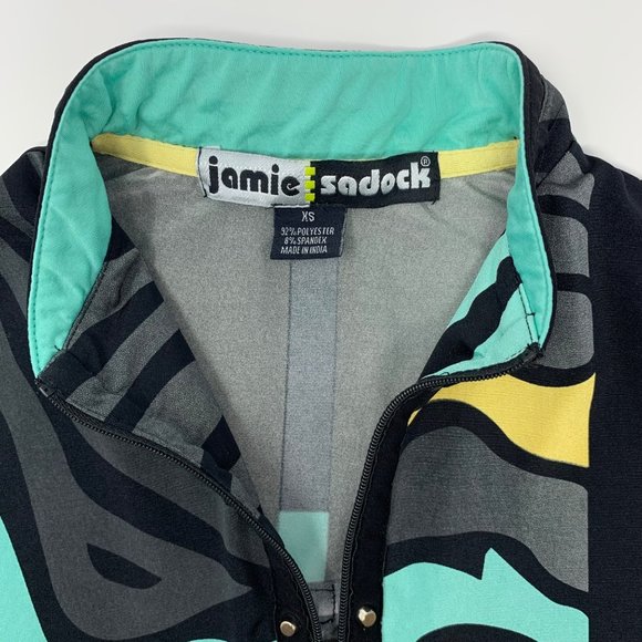 Jamie Sadock Animal Tiger Leopard Golf Athletic Women's Shirt Size XS - Picture 4 of 9